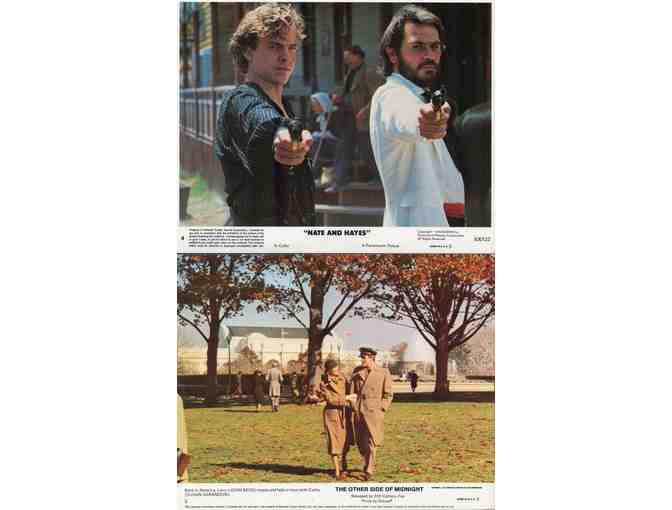 MINI LOBBY CARDS MISC LOT 12, 10 DIFFERENT TITLES 1960s to 1990s