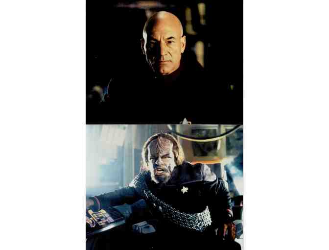 STAR TREK: FIRST CONTACT, 1996, color photographs, Patrick Stewart, Brent Spiner