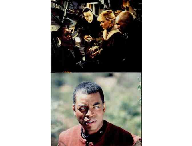 STAR TREK: FIRST CONTACT, 1996, color photographs, Patrick Stewart, Brent Spiner