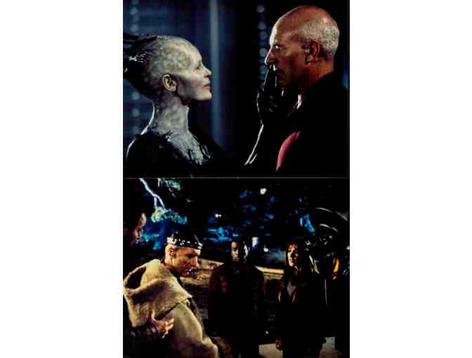 STAR TREK: FIRST CONTACT, 1996, color photographs, Patrick Stewart, Brent Spiner