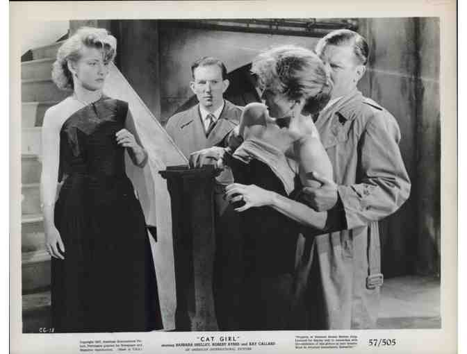 CAT GIRL, 1957, movie stills, Barbara Shelley, Robert Ayres