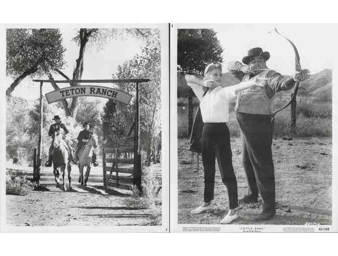 CATTLE KING, 1963, movie stills, Robert Taylor, Joan Caulfield