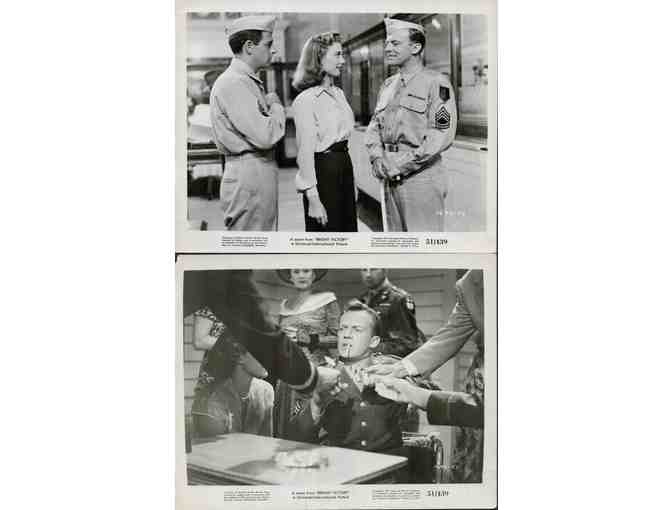 BRIGHT VICTORY, 1951 8x10 movie stills, collectors lot, Arthur Kennedy, Jim Backus