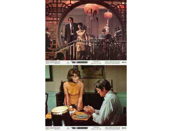 CHAIRMAN, 1969, mini lobby cards, Gregory Peck, Anne Heywood