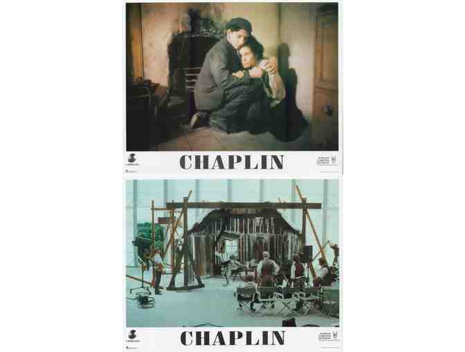 CHAPLIN, 1992, mini lobby cards, Robert Downey Jr., Geraldine Chaplin