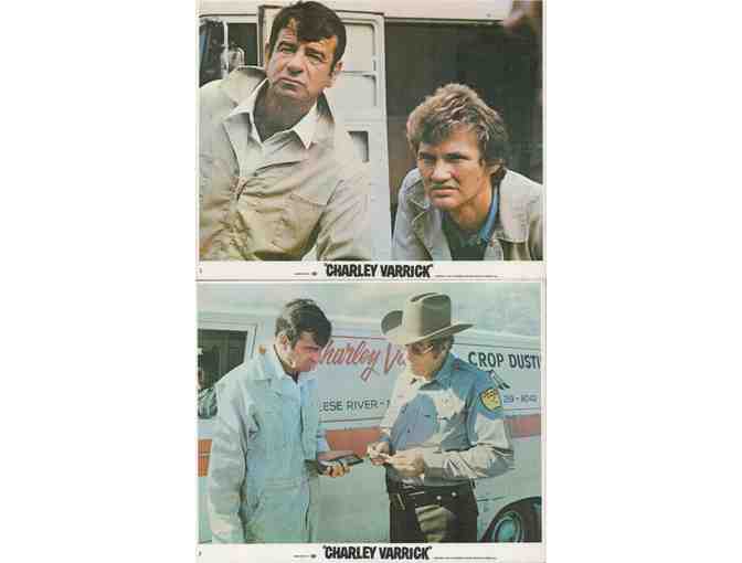 CHARLEY VARRICK, 1973, cards and stills, Walter Matthau, Joe Don Baker