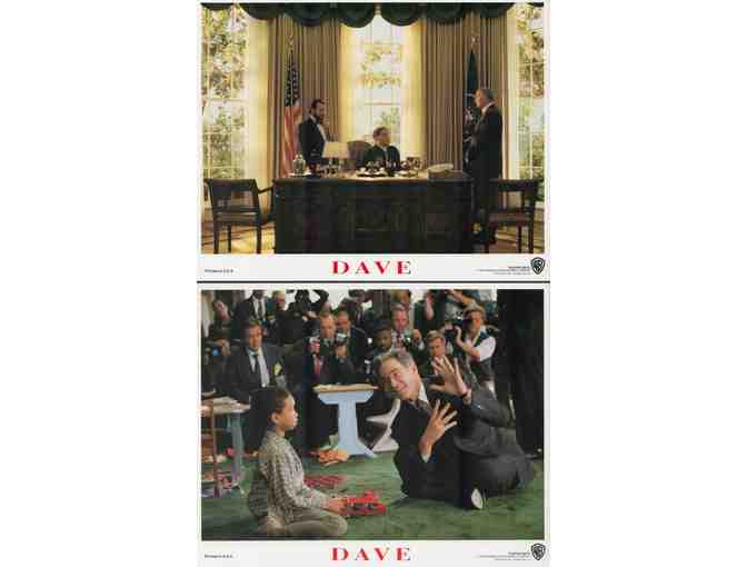 DAVE, 1993, mini lobby cards Kevin Kline, Sigourney Weaver