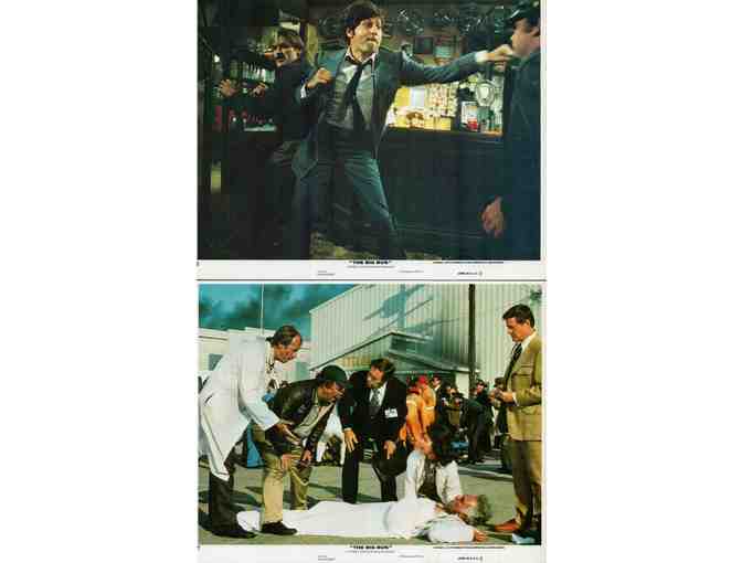 BIG BUS, 1976, mini lobby cards, Stockard Channing, Larry Hagman