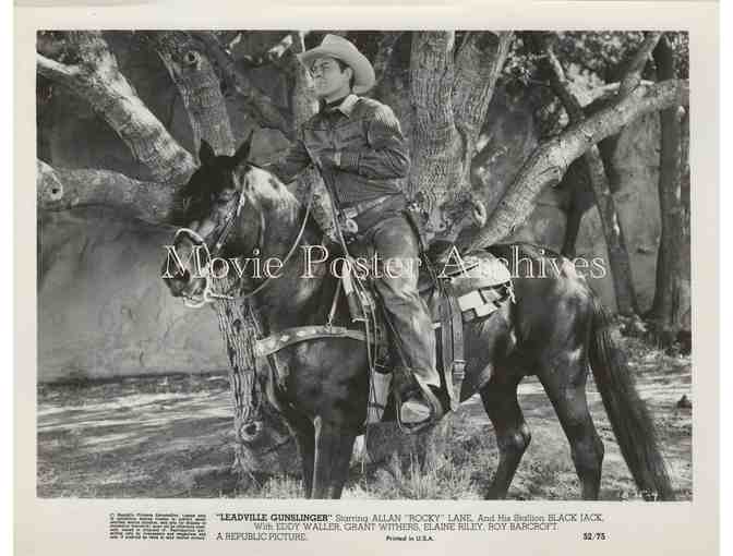 LEADVILLE GUNSLINGER, 1952, movie still set Allan Rocky Lane, Eddy Waller.