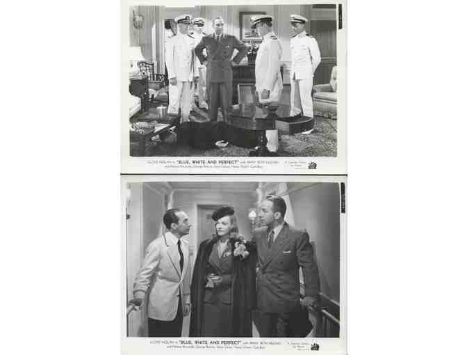 BLUE WHITE AND PERFECT, 1941, movie stills, Lloyd Nolan, George Reeves