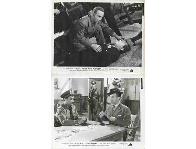 BLUE WHITE AND PERFECT, 1941, movie stills, Lloyd Nolan, George Reeves