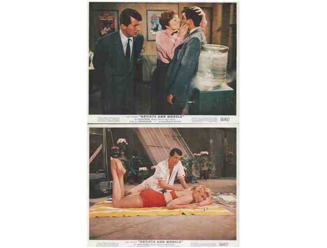 ARTISTS AND MODELS, 1955, cards and stills, Dean Martin, Jerry Lewis