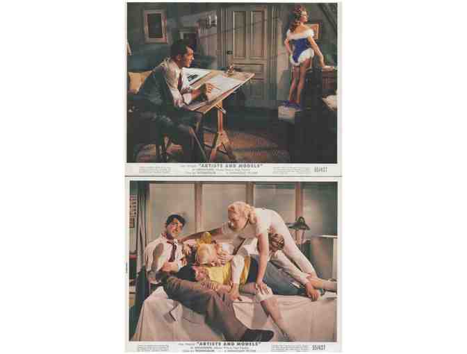 ARTISTS AND MODELS, 1955, cards and stills, Dean Martin, Jerry Lewis