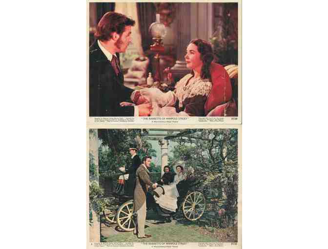 BARRETTS OF WIMPOLE STREET, 1957, cards and stills, Jennifer Jones