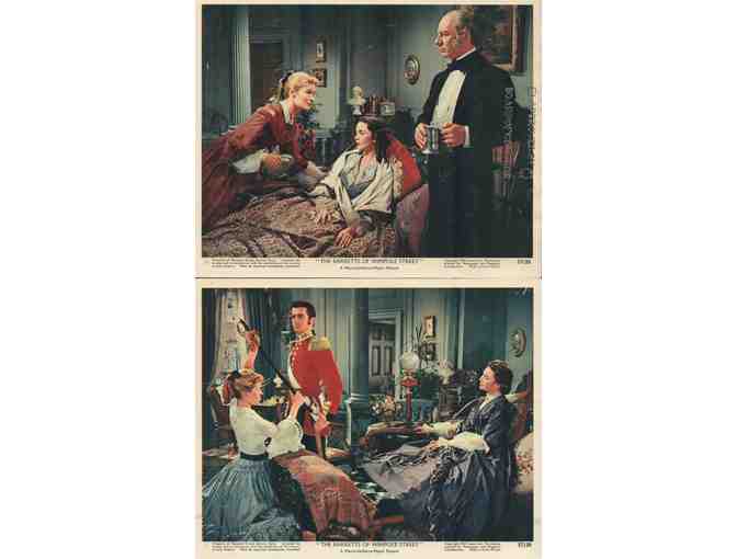 BARRETTS OF WIMPOLE STREET, 1957, cards and stills, Jennifer Jones