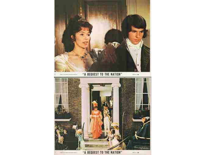 NELSON AFFAIR, 1973, mini lobby cards, Peter Finch, Glanda Jackson