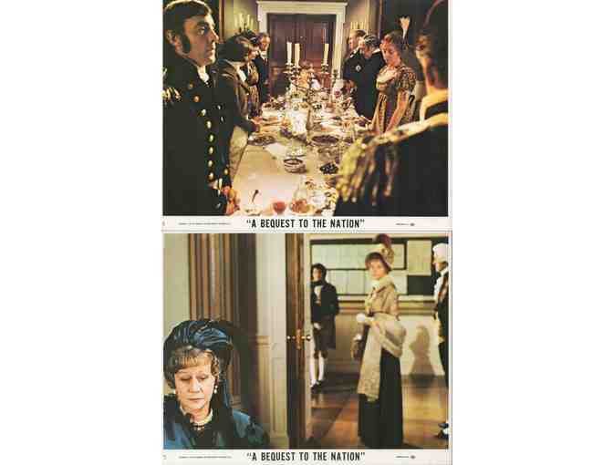 NELSON AFFAIR, 1973, mini lobby cards, Peter Finch, Glanda Jackson