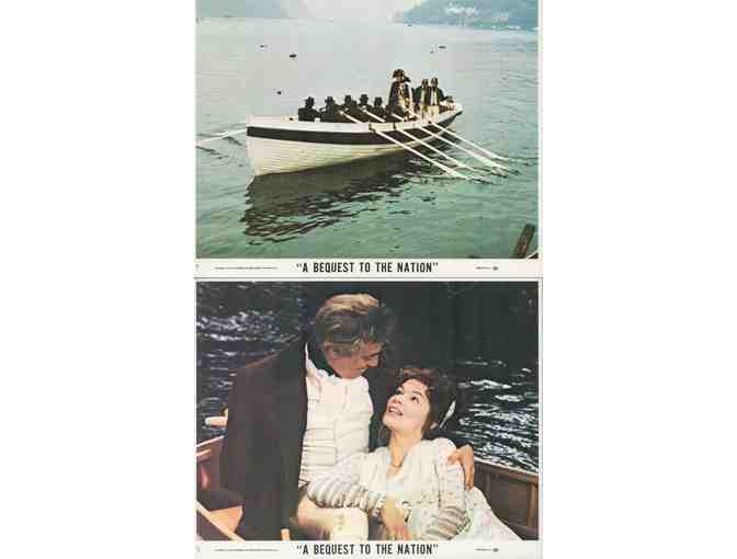 NELSON AFFAIR, 1973, mini lobby cards, Peter Finch, Glanda Jackson