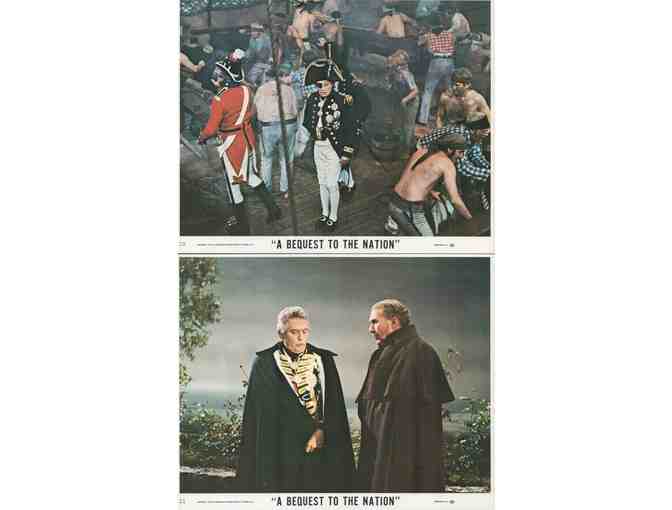 NELSON AFFAIR, 1973, mini lobby cards, Peter Finch, Glanda Jackson