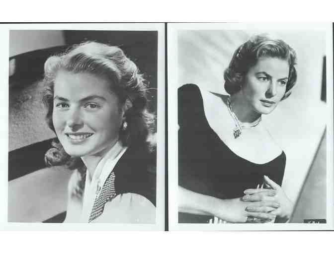 Ingrid Bergman, group of classic celebrity portraits, stills or photos