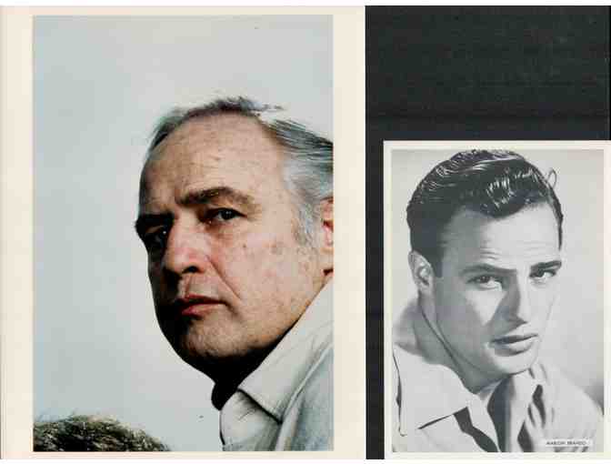 Marlon Brando, group of classic celebrity portraits, stills or photos