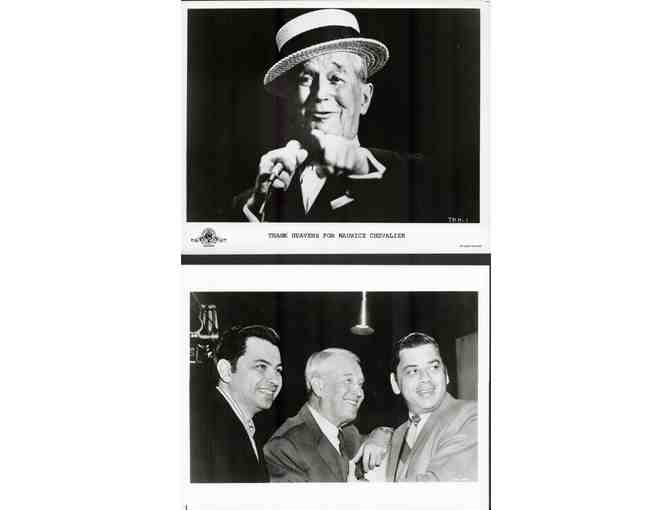 Maurice Chevalier, group of classic celebrity portraits, stills or photos