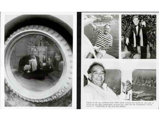 Robin Leach, group of classic celebrity portraits, stills or photos