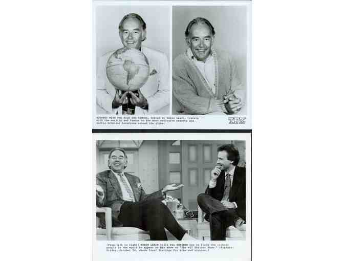 Robin Leach, group of classic celebrity portraits, stills or photos