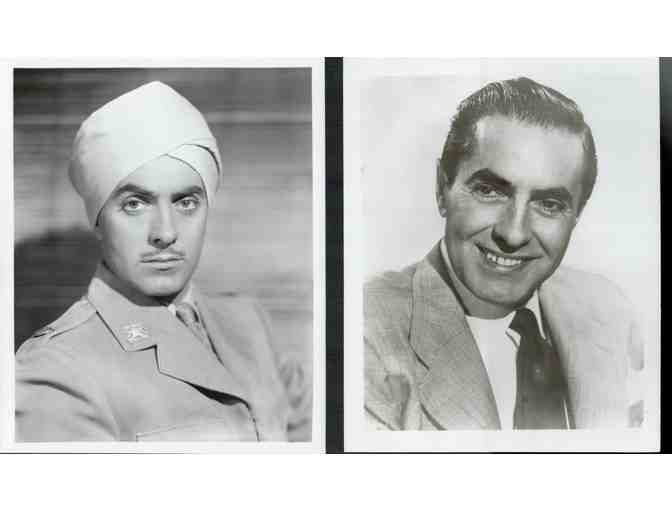 Tyrone Power, collectors lot, group of classic celebrity portraits, stills or photos