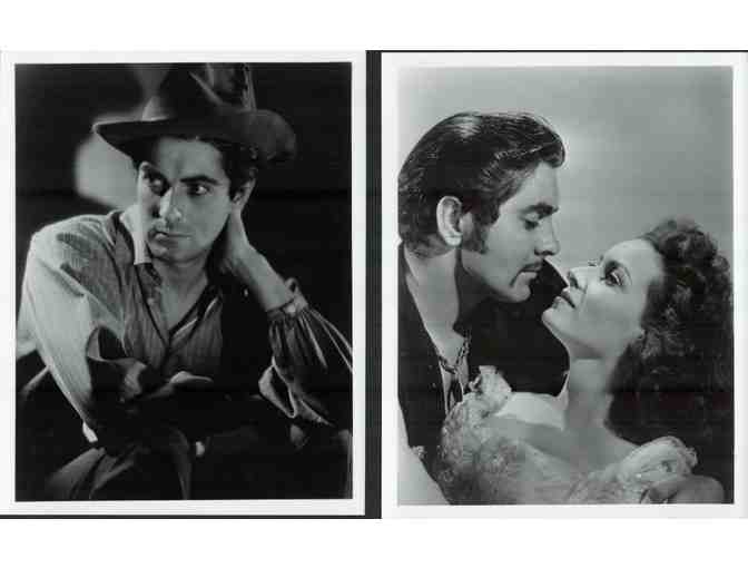 Tyrone Power, collectors lot, group of classic celebrity portraits, stills or photos