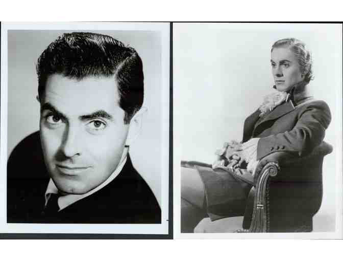 Tyrone Power, collectors lot, group of classic celebrity portraits, stills or photos