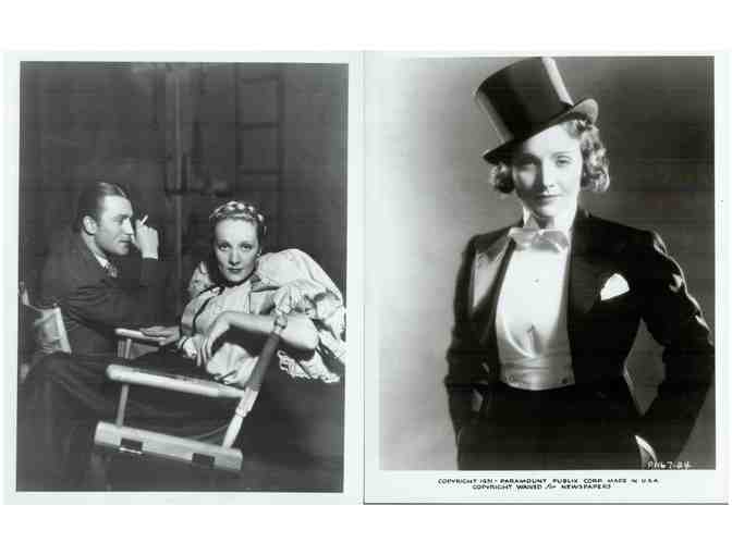 MARLENE DIETRICH, group of classic celebrity portraits, stills or photos