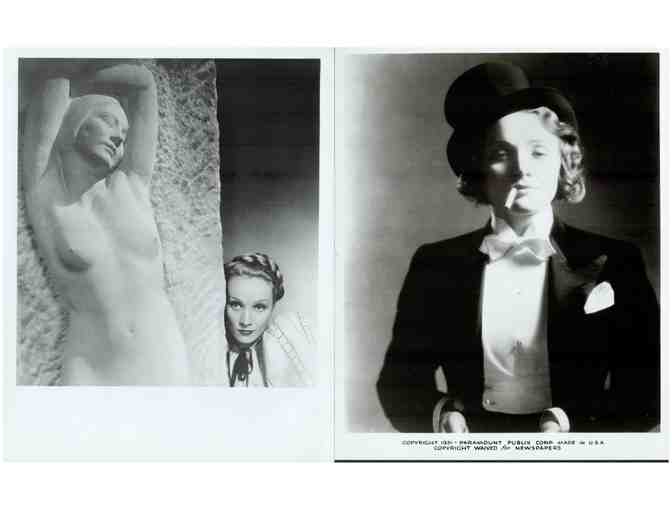 MARLENE DIETRICH, group of classic celebrity portraits, stills or photos