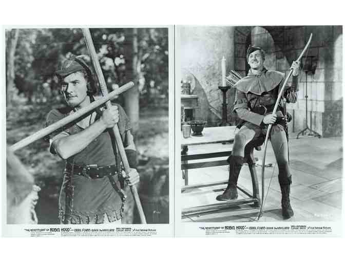 ADVENTURES OF ROBIN HOOD, 1938, movie stills, Errol Flynn, Olivia De Havilland