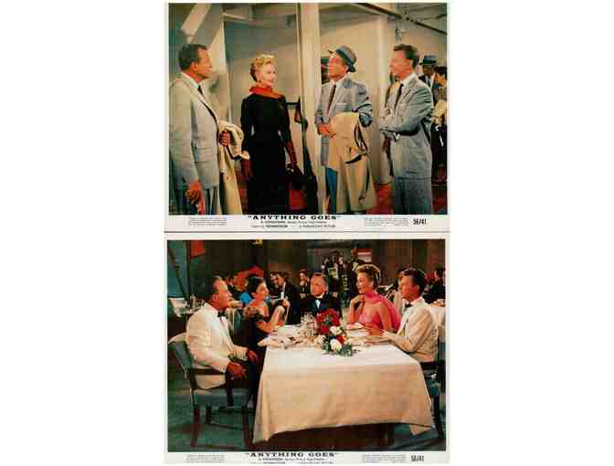 ANYTHING GOES, 1956, mini lobby cards, Bing Crosby, Donald Oconnor