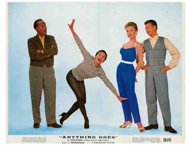 ANYTHING GOES, 1956, mini lobby cards, Bing Crosby, Donald Oconnor