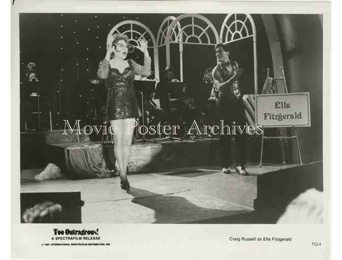 TOO OUTRAGEOUS, 1987, movie stills, collectors lot, Craig Russell Drag-to-Riches story