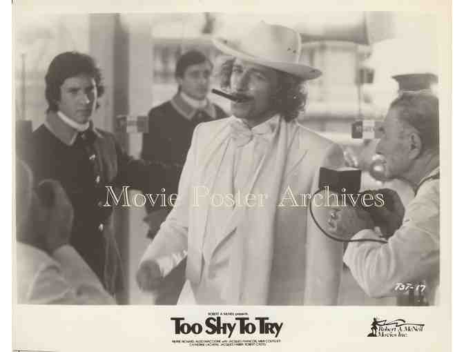 TOO SHY TO TRY, 1983, movie stills, collectors lot, Pierre Richard, Aldo Maccione,