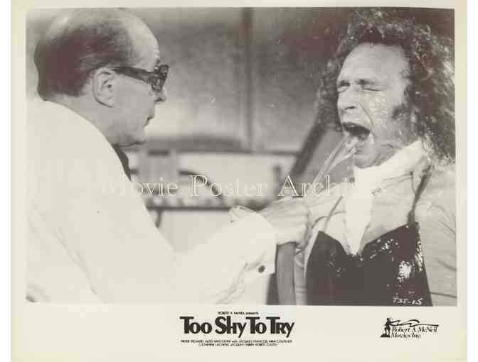 TOO SHY TO TRY, 1983, movie stills, collectors lot, Pierre Richard, Aldo Maccione,