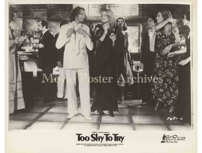 TOO SHY TO TRY, 1983, movie stills, collectors lot, Pierre Richard, Aldo Maccione,