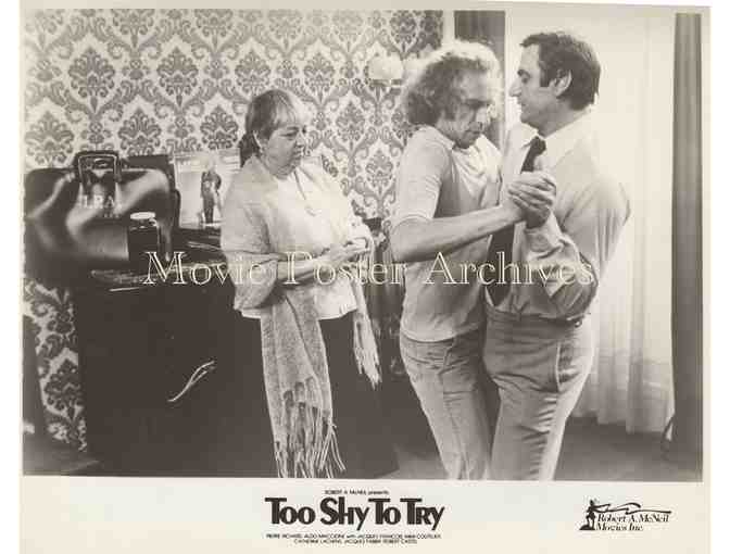 TOO SHY TO TRY, 1983, movie stills, collectors lot, Pierre Richard, Aldo Maccione,