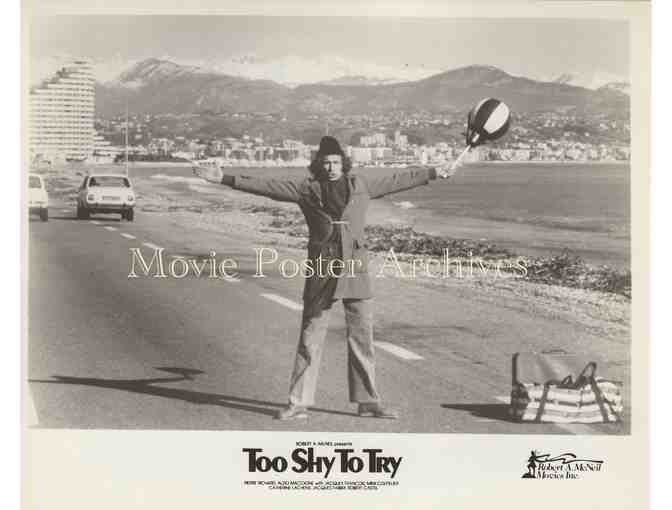 TOO SHY TO TRY, 1983, movie stills, collectors lot, Pierre Richard, Aldo Maccione,