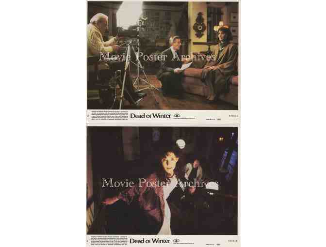 DEAD OF WINTER, 1987, mini lobby card set, Roddy McDowall, Mary Steenburgen