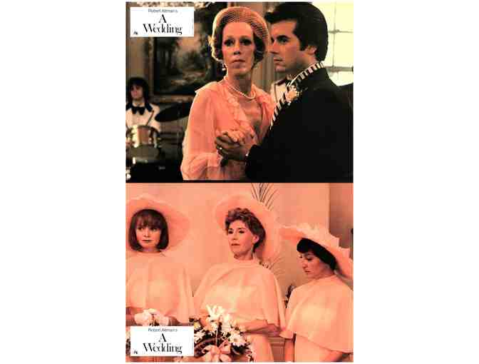 WEDDING, 1978, French lobby cards, Carol Burnett, Lillian Gish