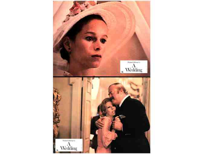 WEDDING, 1978, French lobby cards, Carol Burnett, Lillian Gish