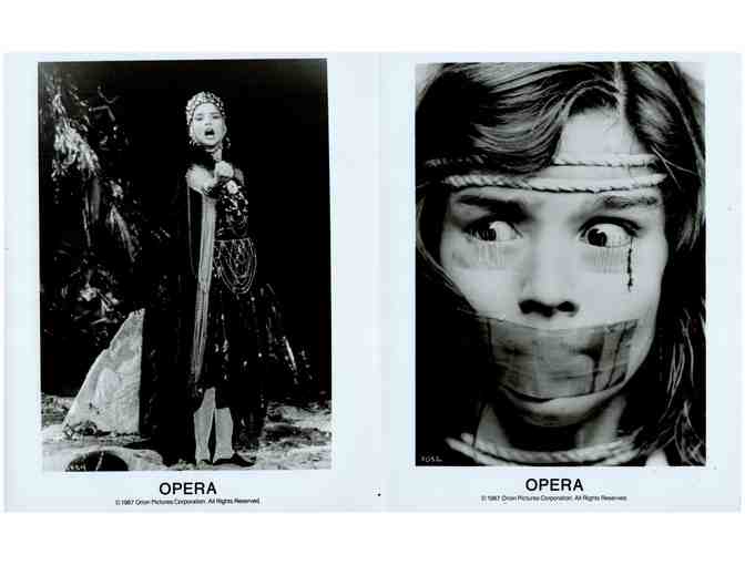 OPERA, 1987, movie stills, Cristina Marsillach, Dario Argento