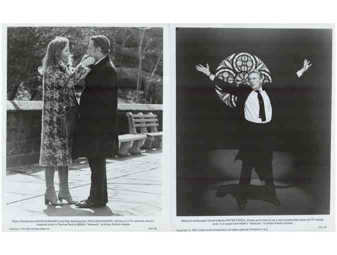 NETWORK, 1976, movie stills, collectors lot, William Holden, Faye Dunaway