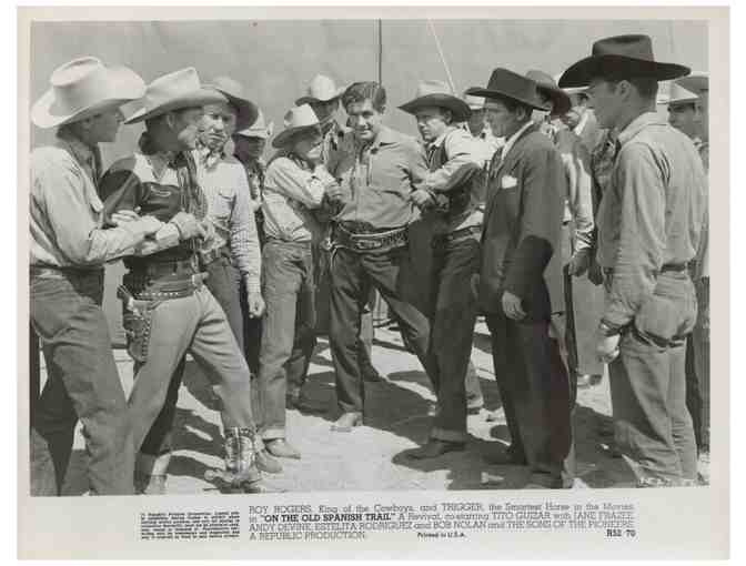 ON THE OLD SPANISH TRAIL, 1947, movie stills, Roy Rogers, Trigger, Andy Devine