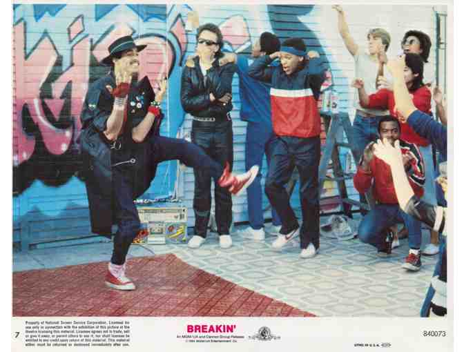 BREAKIN, 1984, mini lobby cards, Lucinda Dickey, Ice-T