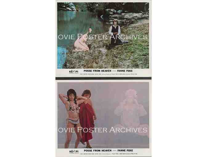 POSSE FROM HEAVEN, 1975, mini lobby cards, Fanne Foxe, Robert Perkin